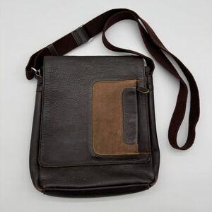 Mywalit Havana Crossbody Brown Leather Messenger Bag